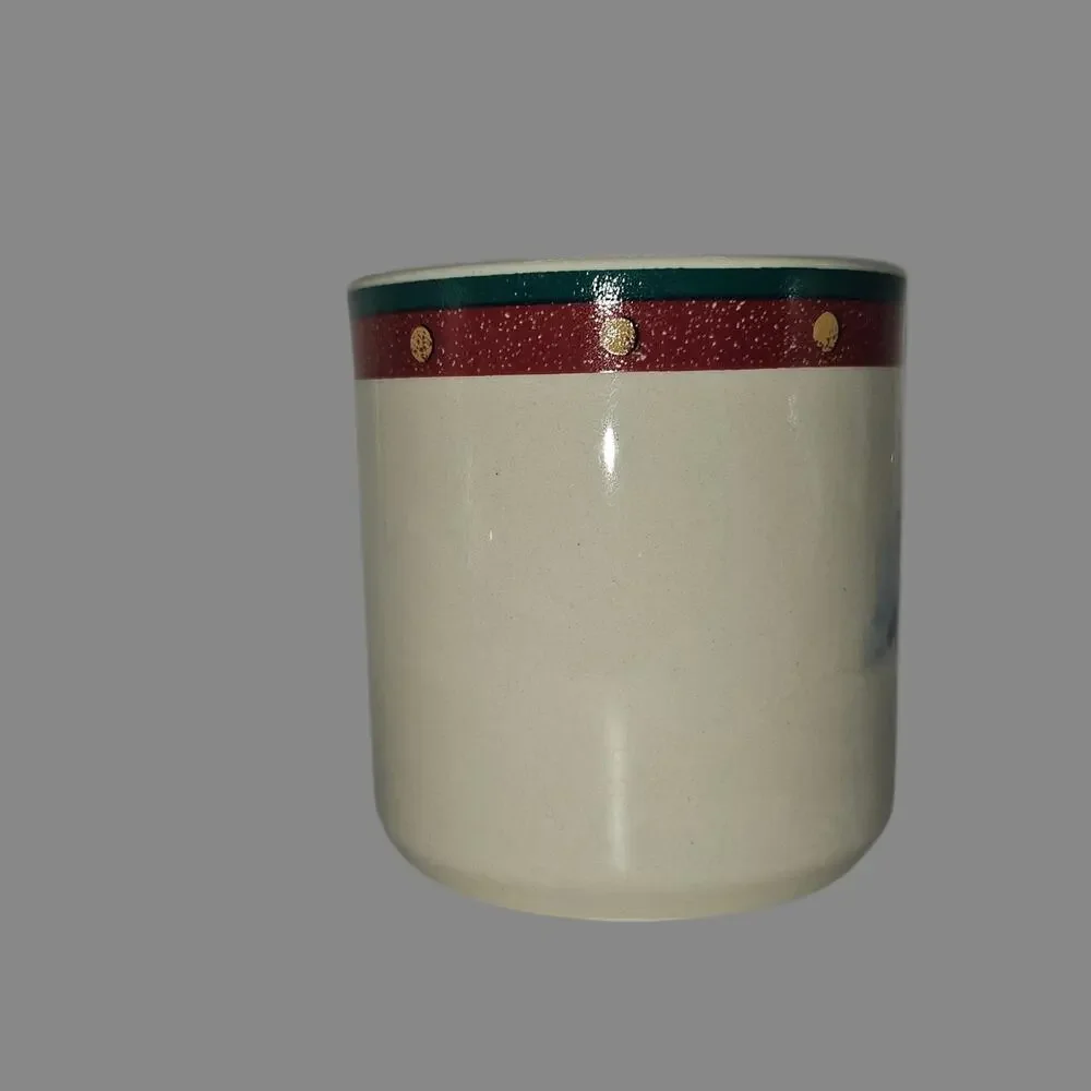Royal Seasons Snowman Stoneware Mug Set of 4 Christmas Winter Holiday Cups